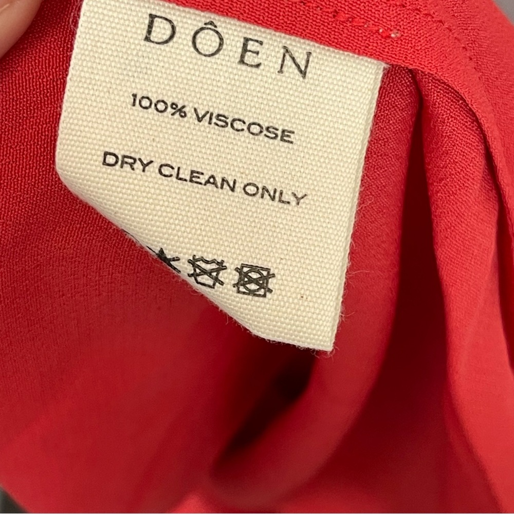 Doen Amoretta Dress Tigerlily Red Size XL - Picture 6 of 6